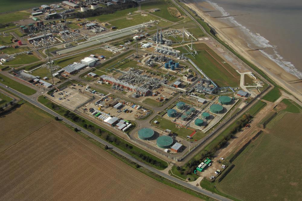 Bacton from air